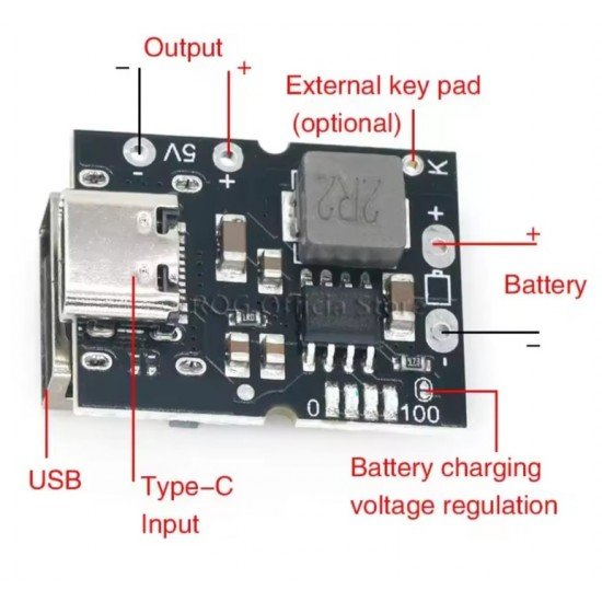 Power bank module 5V 2A