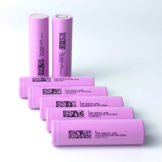 Rechargeable Li-ion Samsung Battery High Drain INR 2600mAh