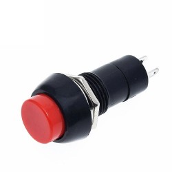 Multi-Color Plastic Push Switch On/Off Self-Lock 12mm 2pin