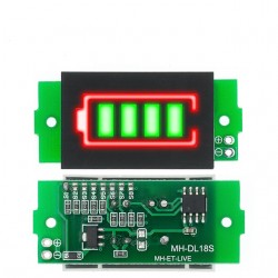 Battery Level Indicator Module 1S-8S (Green General)