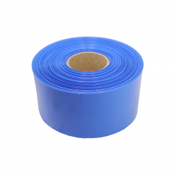 Blue PVC Shrink Tube 105 mm