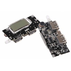 2.1A Mobile Power Bank 18650 Battery Charger Board Digital LCD Module (H913-A)