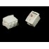 ON/OFF White Switch 2 Pins KC6A88 Dim:13*8mm