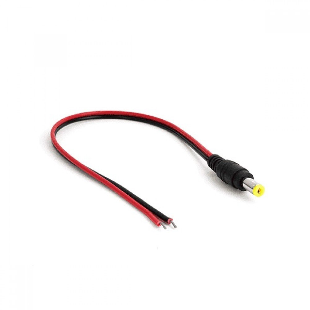 5 Couvercles Plastique DIY Connecteur DC Jack Mâle 6.3mm X 3mm Noir