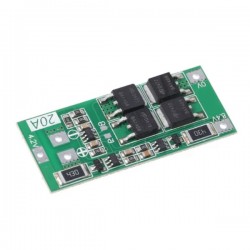 BMS 2S (8.4V – 20A) Lithium Battery Protection Module