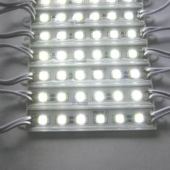 LED Module with 6LED 5050 12V Waterproof (White)