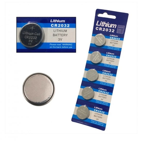 Battery CR2032 (3V Coin Type) (5PCS)