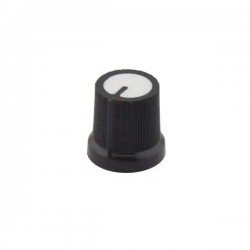 Potentiometer Cap Plastic White