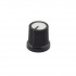 Potentiometer Cap Plastic White