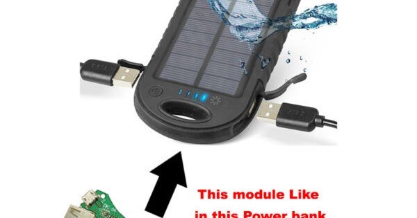 Dual USB 5V 1A Mobile Power Bank Module 18650 Battery Charger (Used ...